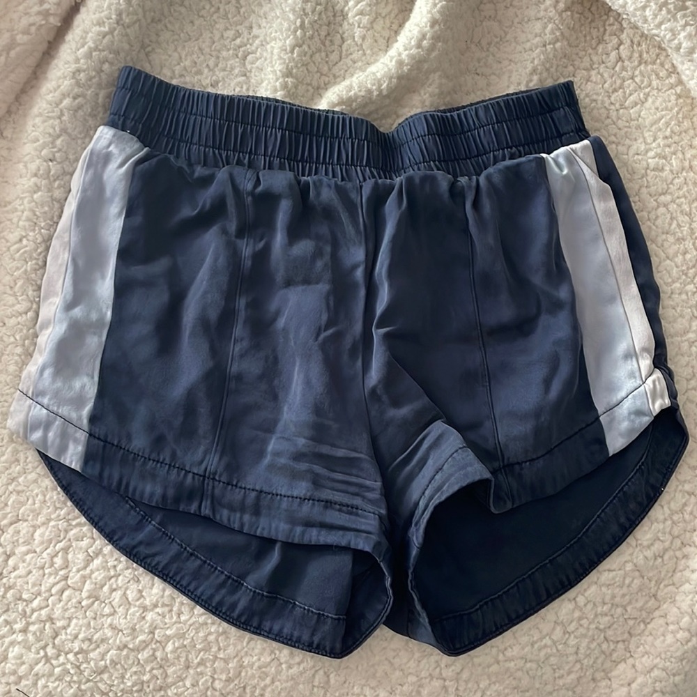St Roche Blue Silk Stripe Short